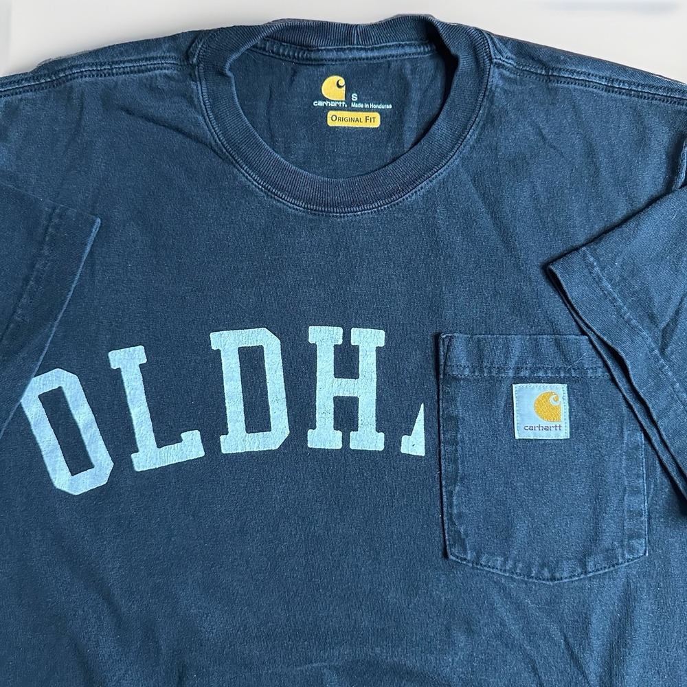 Carhartt Knocked Loose Band Shirt Mens Small Black Different Shade Blue Hardcore